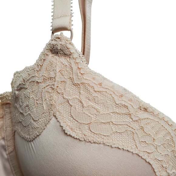 HEIDI KLUM NWOT MAXimum Lift Push Up Plunge Bra Nude 36C - Picture 2 of 11